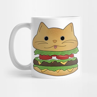 Burger Cat dainty Mug